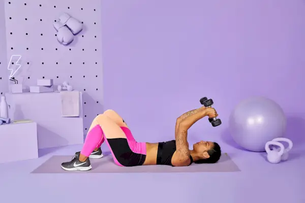 Woman Running (Copy Space)