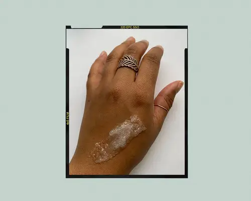 ouai scalp scrub texture photo