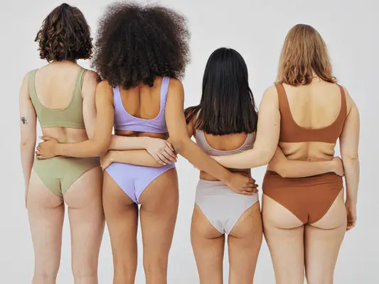 types of body fat illustration