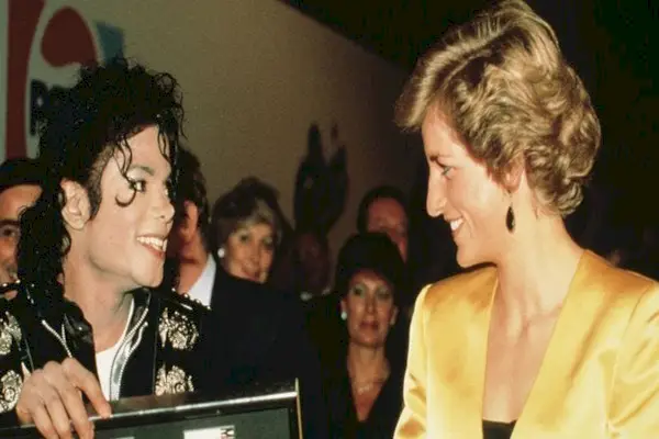celebrities meeting princess diana
