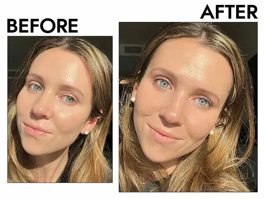 Too Faced Better Than Sex Mascara before and after results using the product