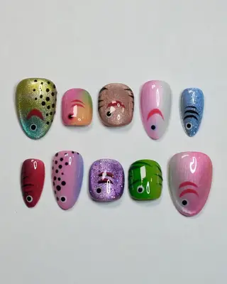 fishing lure nails
