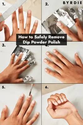 How to Safely Remove Dip Powder Polish