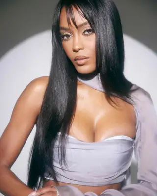 Ciara Miller with bangs