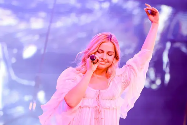 Addison Rae performing at Coachella.