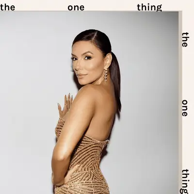 Eva Longoria in a blue dress