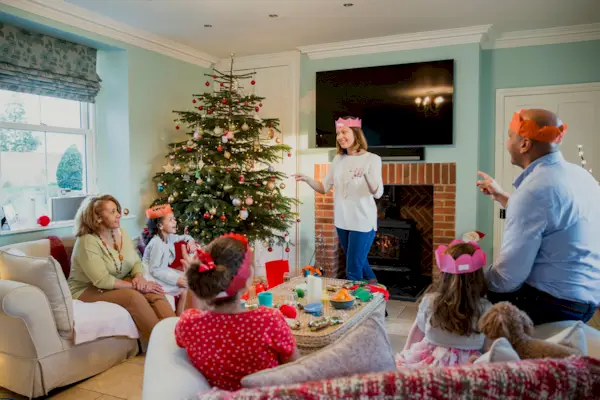 Family Christmas Games Charades