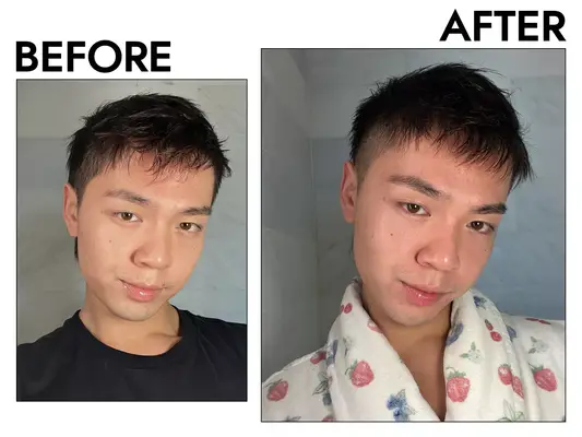 before and after