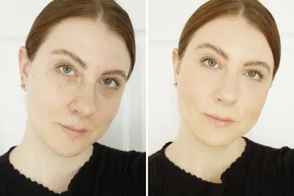 before and after of a person