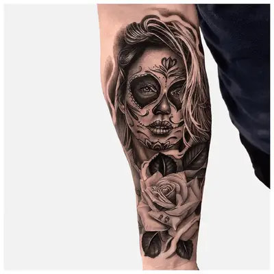 day of the dead tattoo