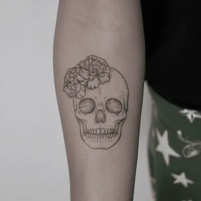 day of the dead tattoo