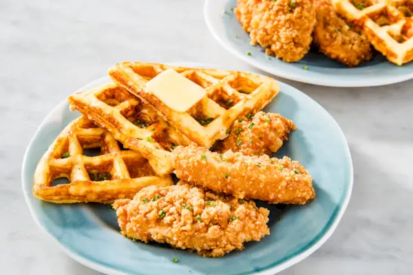 Keto Chicken and Waffles
