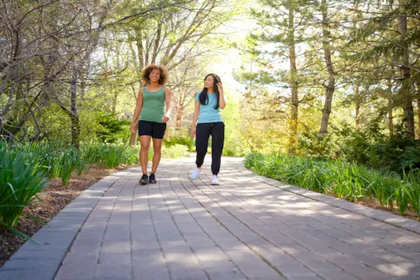 Female Friends in a Park