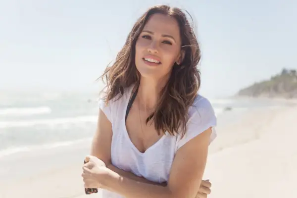 White, Hair, Photograph, Beauty, Skin, Beach, Sea, Summer, Photography, Lip, 