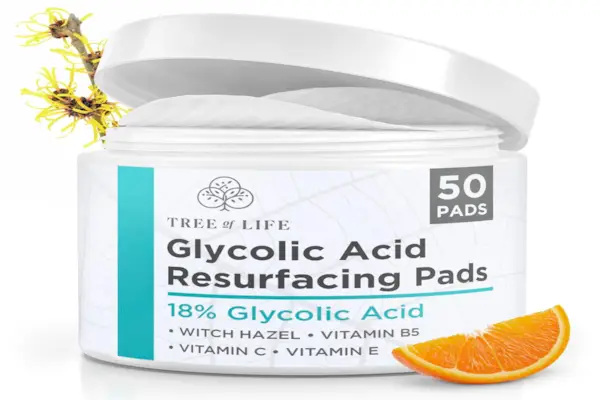 Tampons de resurfaçage à l'acide glycolique