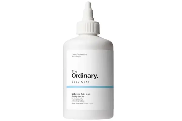 Tělové sérum s kyselinou salicylovou 0,5%.