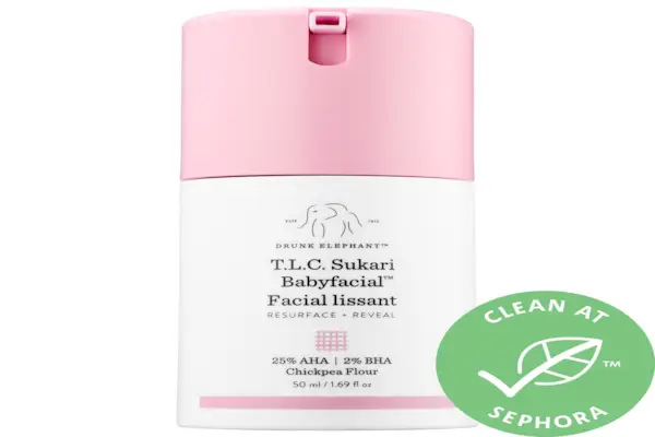 Elefante ubriaco T.L.C. Maschera Sukari Babyfacial™ 25% AHA 2% BHA