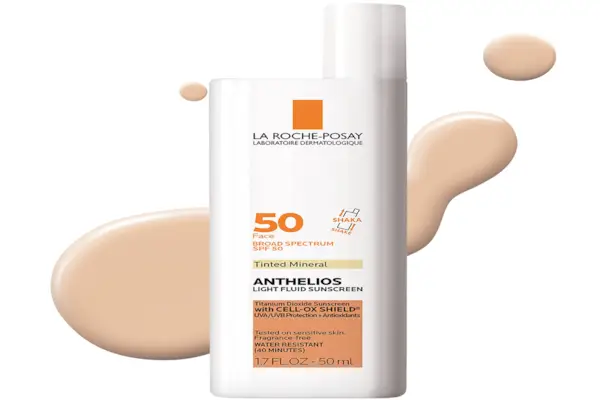 Anthelios tonet mineralsk solcreme SPF 50