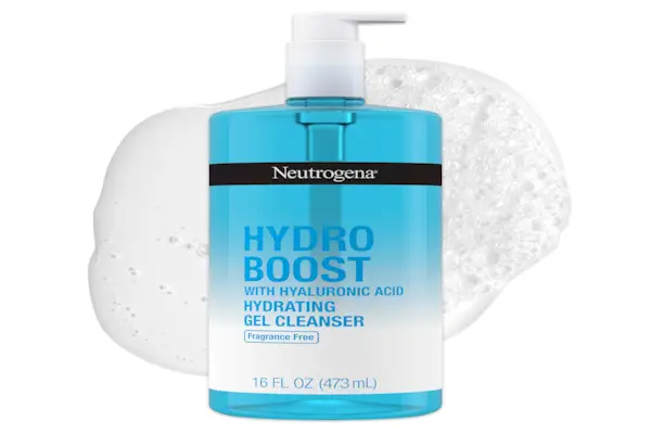 Hydro Boost com gel de limpeza hidratante com ácido hialurônico