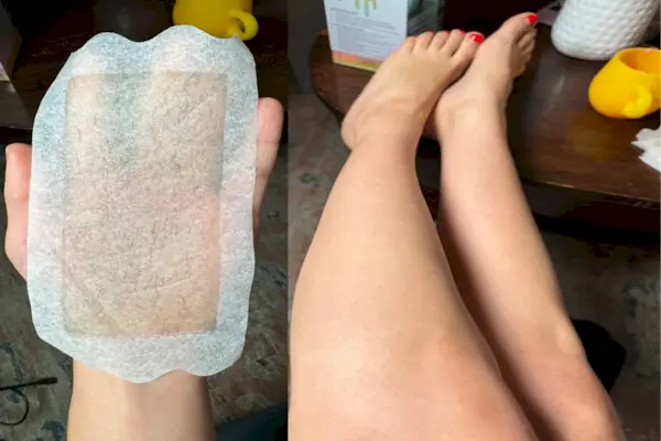 en person, der vokser deres ben