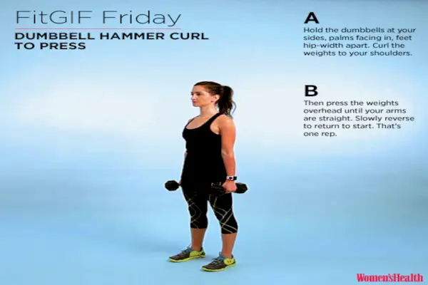 Få knockout-arme med denne bevægelse, der virker på dine biceps OG skuldre