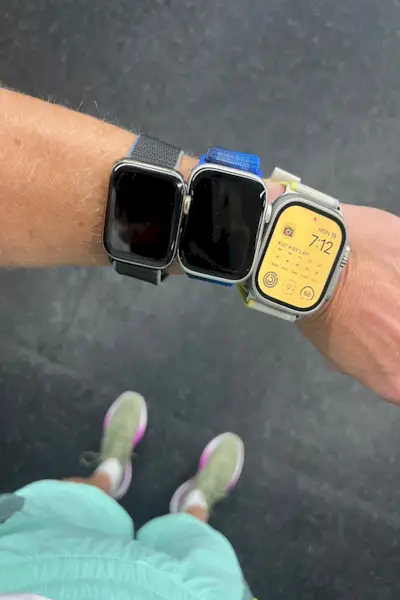 Confronto delle dimensioni ultra dell'Apple Watch