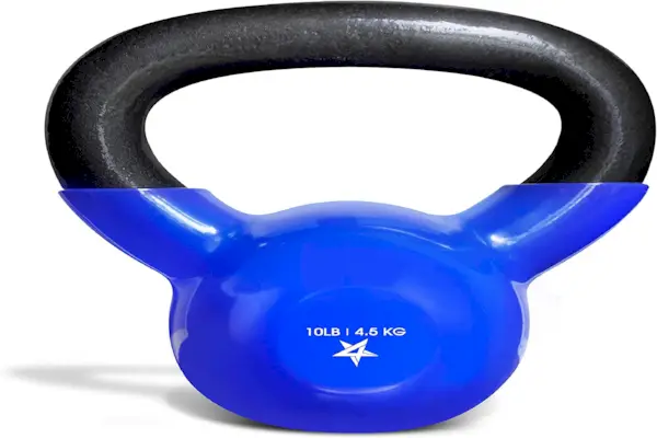 Kettlebell enduite de vinyle