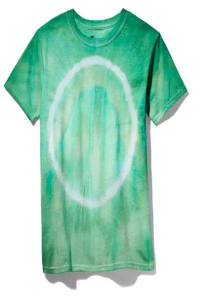 kravatu dye tričko diy