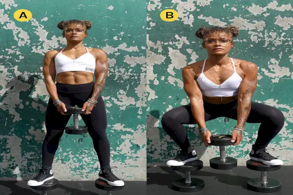 Abbigliamento sportivo, In piedi, Spalle, Attrezzi per esercizi, Braccia, Forma fisica, Pantaloni sportivi, Gamba, Pesi, Muscoli,