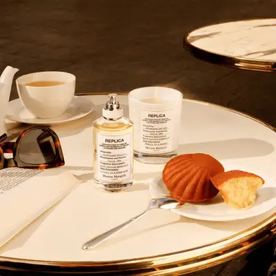 Perfume Bottles, Croissants, and Madeleines Cookies