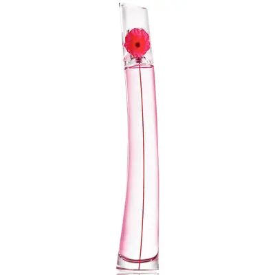 Tall and thin pink perfume tube