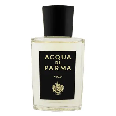Black and clear perfume bottle with Aqua di Parma label
