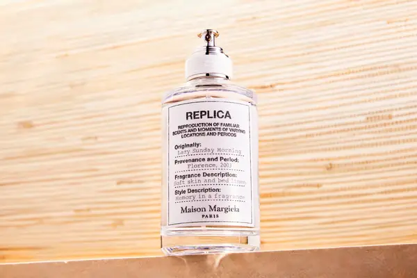 A bottle of Maison Margiela Replica Lazy Sunday Morning Perfume