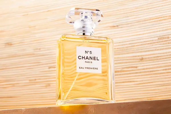 A bottle of Chanel No. 5 Eau de Parfum