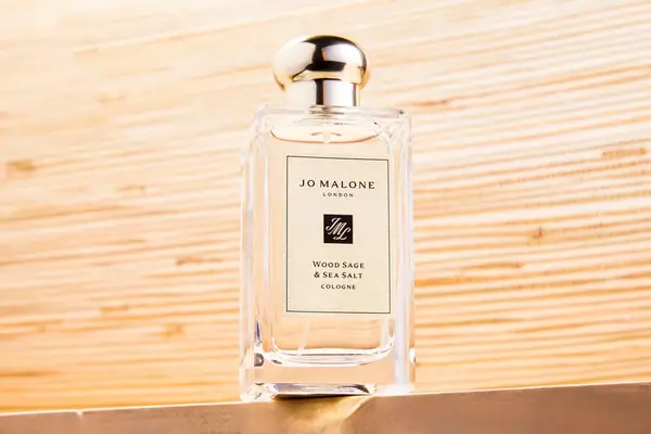 A bottle of Jo Malone Wood Sage and Sea Salt