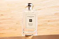 A bottle of Jo Malone Wood Sage and Sea Salt