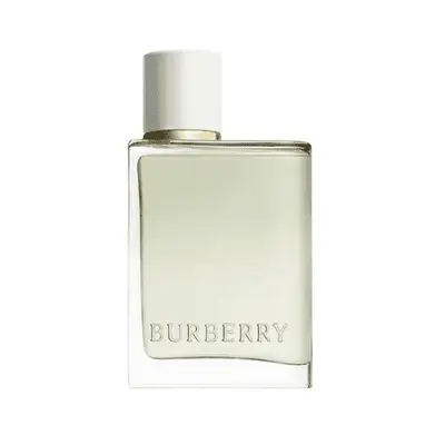 Burberry Her Eau De Toilette Perfum Bottle in Green with a White Cap