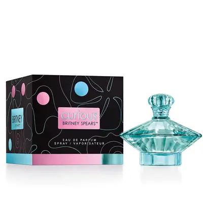 Curious by Britney Spears perfume with its packaging