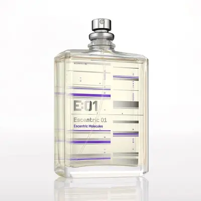 Molecule 01 on white background