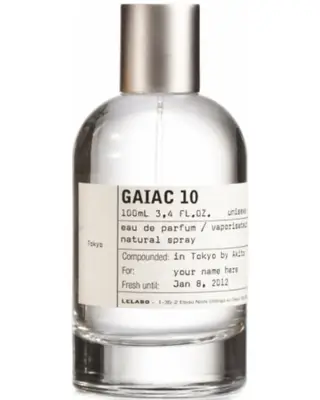 Le Labo Gaiac 10 on white background