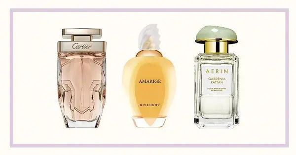 Cartier, Givenchy, Aerin fragrances