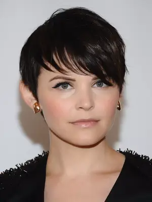Ginnifer Goodwin with a short, asymmetrical haircut