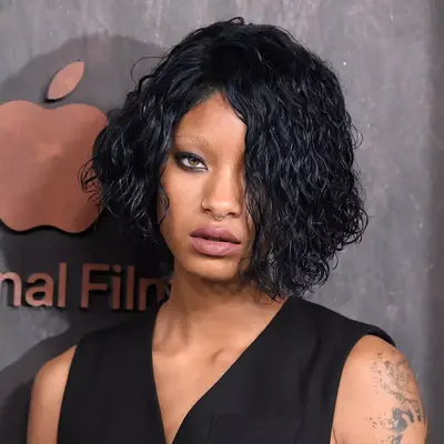 Taraji P. Henson with a short, asymmetrical bob haircut