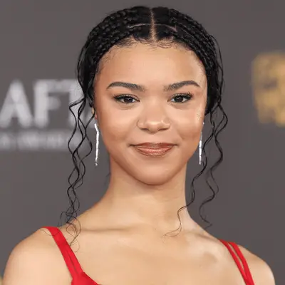 LONDON, ENGLAND - FEBRUARY 18: India Amarteifio attends the 2024 EE BAFTA Film Awards at The Royal Festival Hall on February 18, 2024 in London, England. (Photo by Mike Marsland/WireImage)