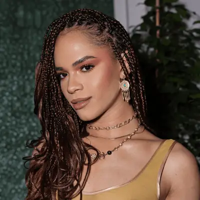 LONDON, ENGLAND - FEBRUARY 21: Yasmin Finney attends the 10 Magazine x Pantechnicon