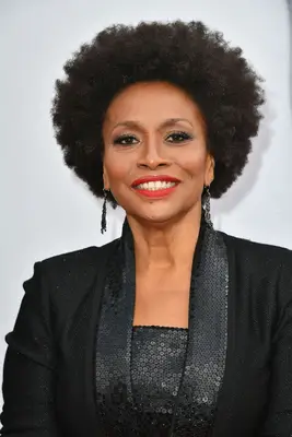 Jennifer Lewis with a mid-length afro