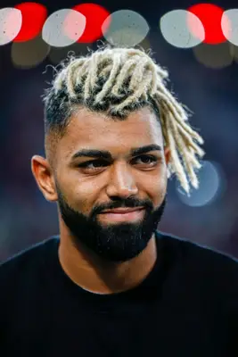 Gabriel Barbosa with bleached dreads