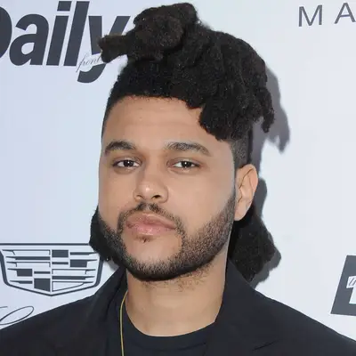 The Weeknd with mohawk locs