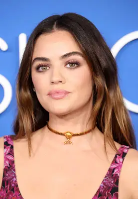 Lucy Hale with caramel ombre hair