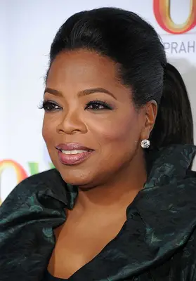 Oprah Winfrey voluminous high ponytail